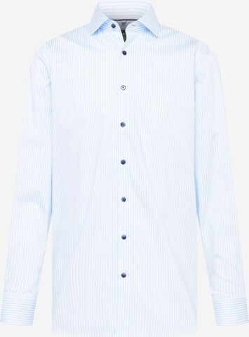 OLYMP Slim fit Button Up Shirt 'Level 5' in Blue: front