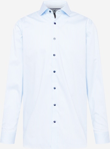 OLYMP Slim fit Button Up Shirt 'Level 5' in Blue: front