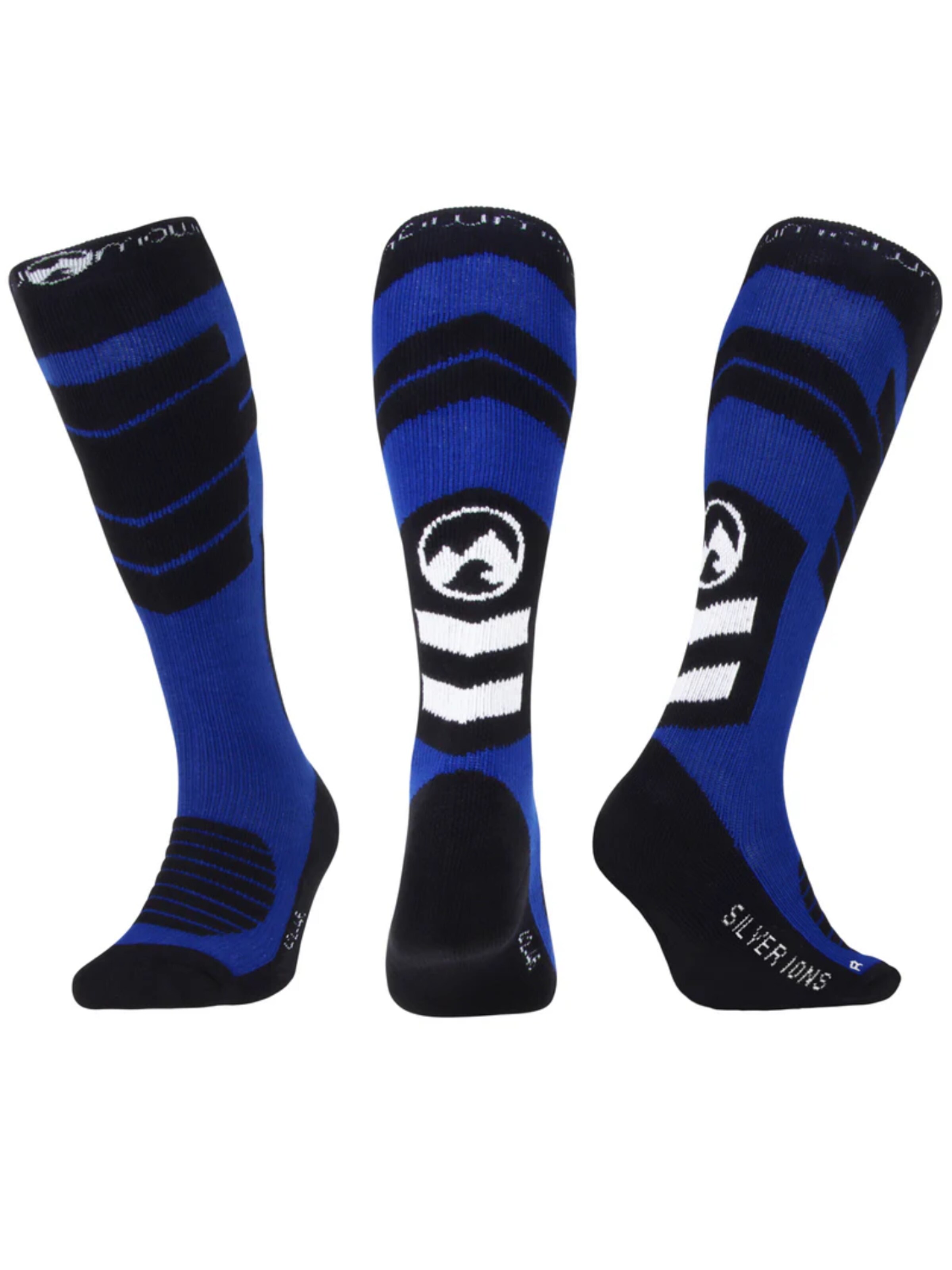 Mowmow Sportsokken 'MowMow Ski Socks - Silver Ions - Antibacterial - Men - Women - Size 39-42 - Gray' in Blauw