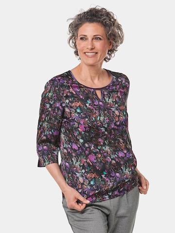 Goldner Blouse in Zwart: voorkant