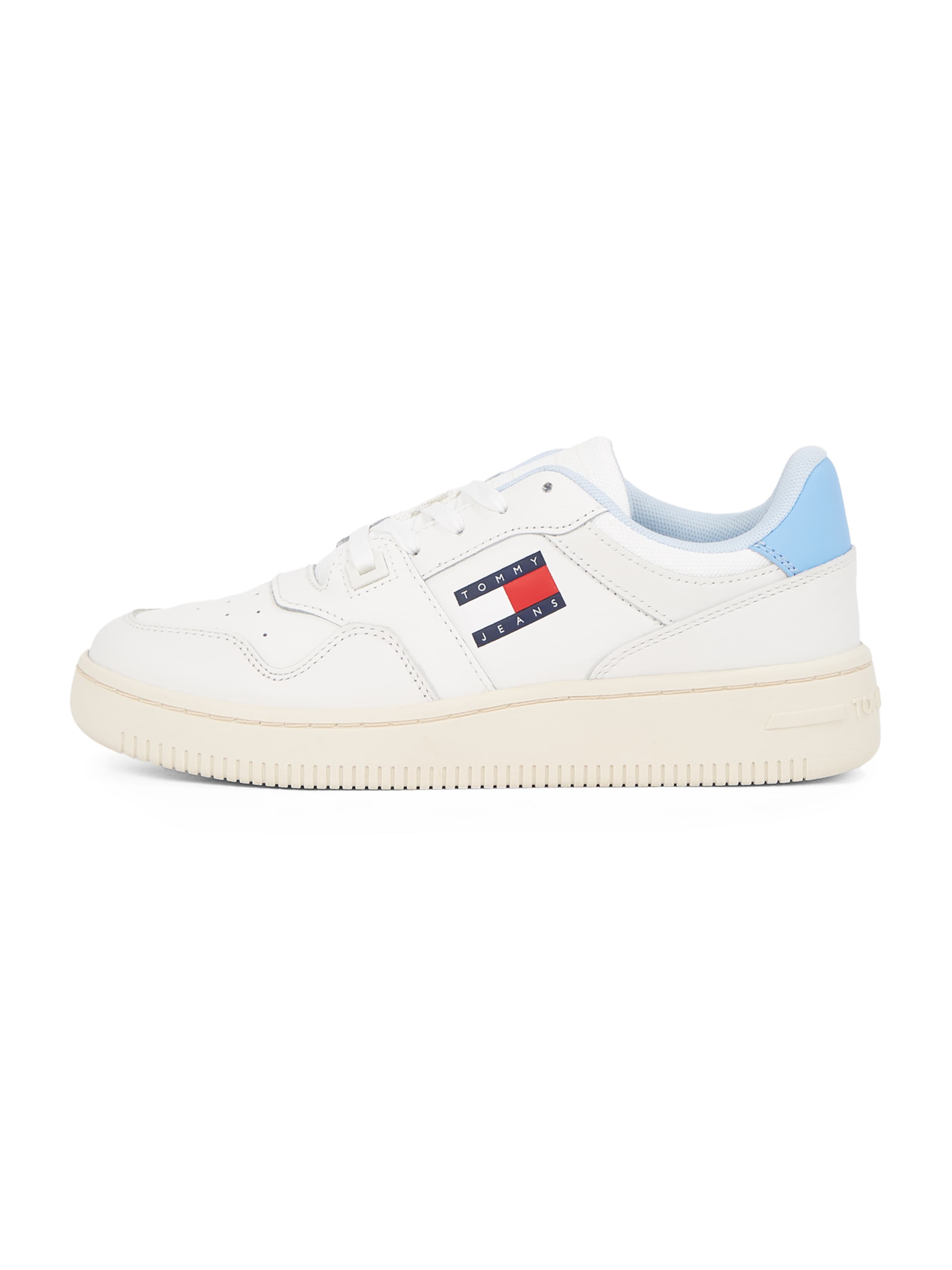 Sneaker bassa 'Retro  Basket Ess Meg 3A3' Tommy Jeans di colore navy / blu chiaro / rosso / bianco, Visualizzazione prodotti