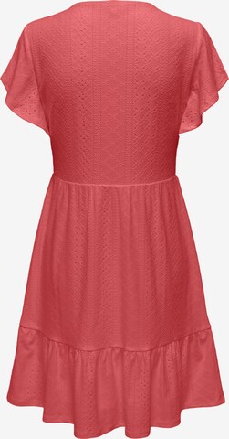 ONLY - Vestido 'Sandra' em vermelho