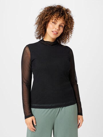 Vero Moda Curve - Camiseta 'GIGI' en negro: frente