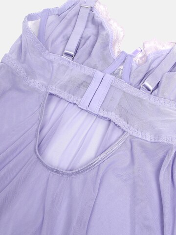 ORGANZA Lingerie Negligée 'Babydoll' in Lila