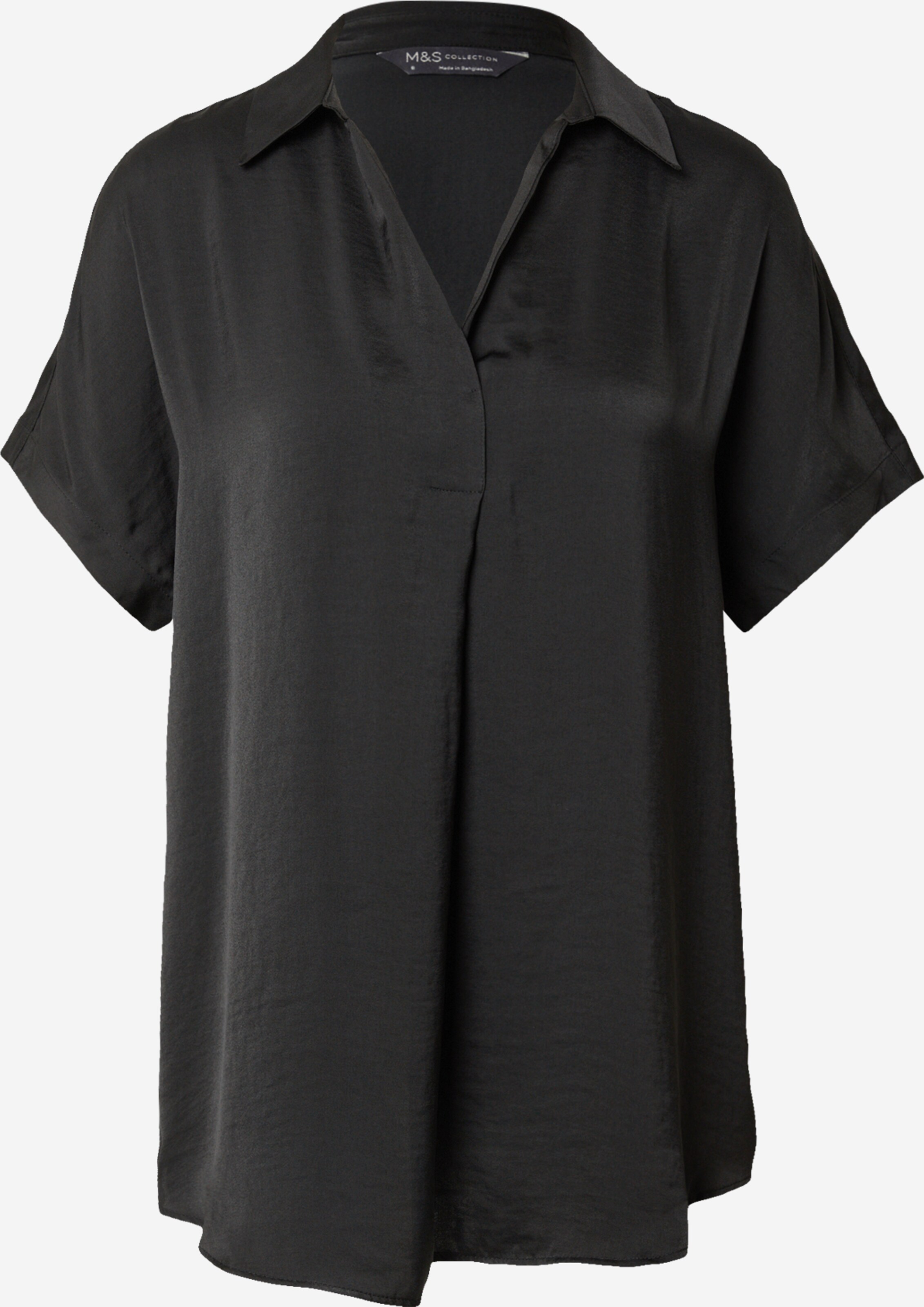 marks and spencer black blouse