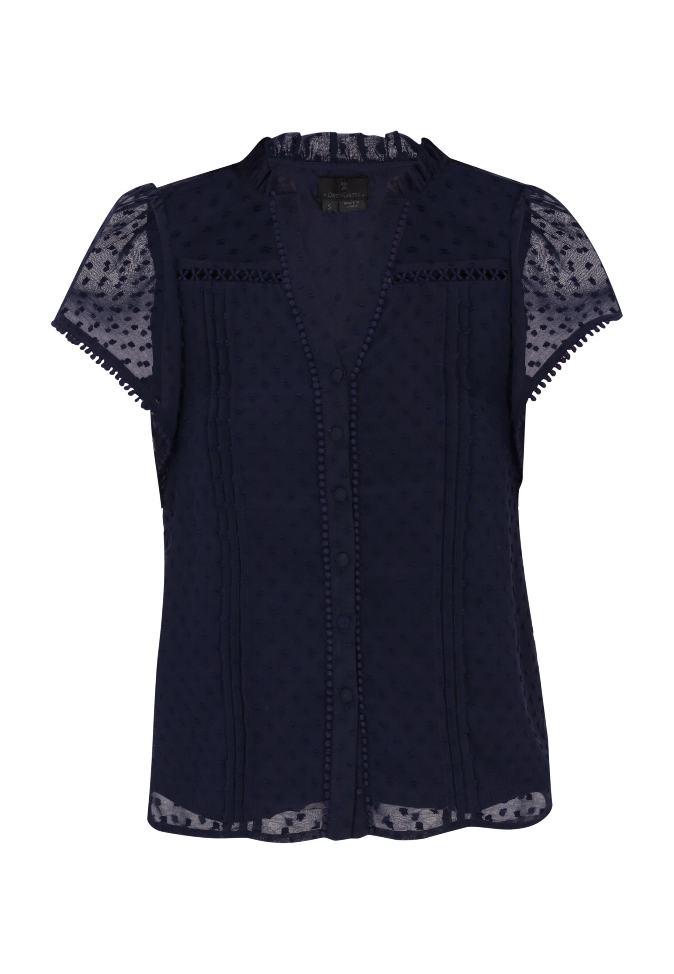 DreiMaster Klassik Блуза 'Classic Look' в морскосиньо, Преглед на продукта