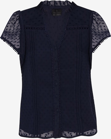 Camicia da donna 'Classic Look' di DreiMaster Klassik in blu: frontale
