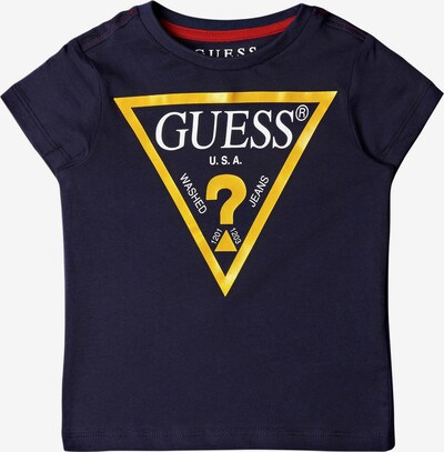 GUESS Shirt in Dark blue / Yellow / White, Item view