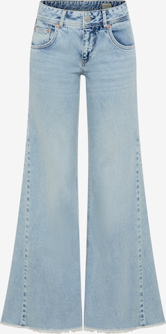 Herrlicher Flared Jeans in Blau: Vorderseite