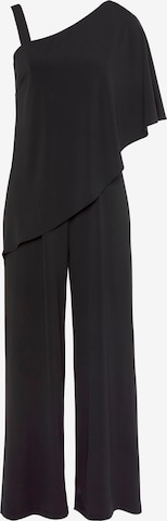 LASCANA Jumpsuit in Black: front