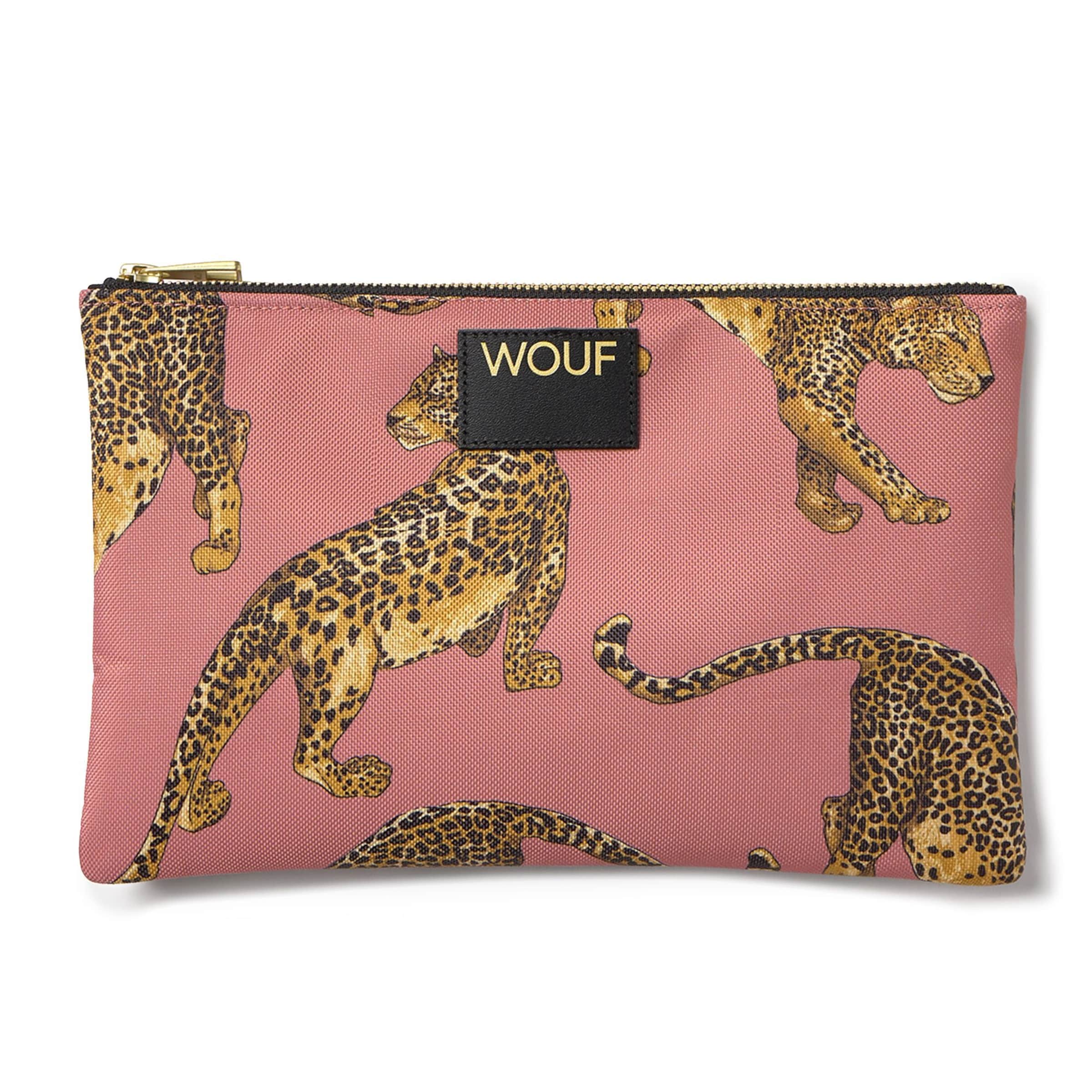 Trousse de maquillage 'Daily' Wouf en rose : devant