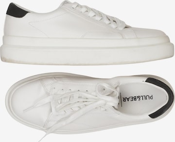 Pull&Bear Sneaker 41 in Weiß: Vorderseite