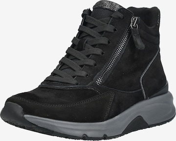 Sneaker alta di GABOR in nero: frontale