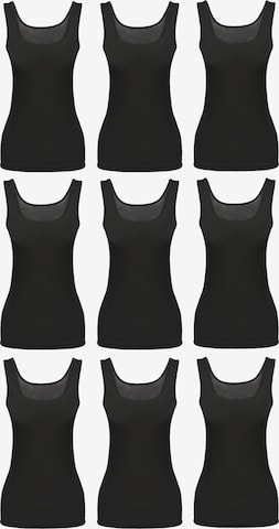 Erdem Top in Schwarz: Vorderseite