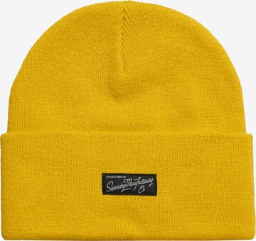 Superdry Beanie in Yellow: front