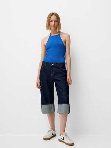 Bershka Rövid body - kék