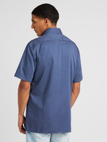 mėlyna OLYMP Standartinis modelis Dalykinio stiliaus marškiniai