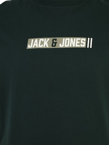 Jack & Jones Plus Футболка 'JJMUNK' в Зеленый