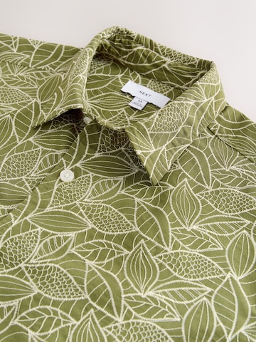 Next Средняя посадка Рубашка в Зеленый