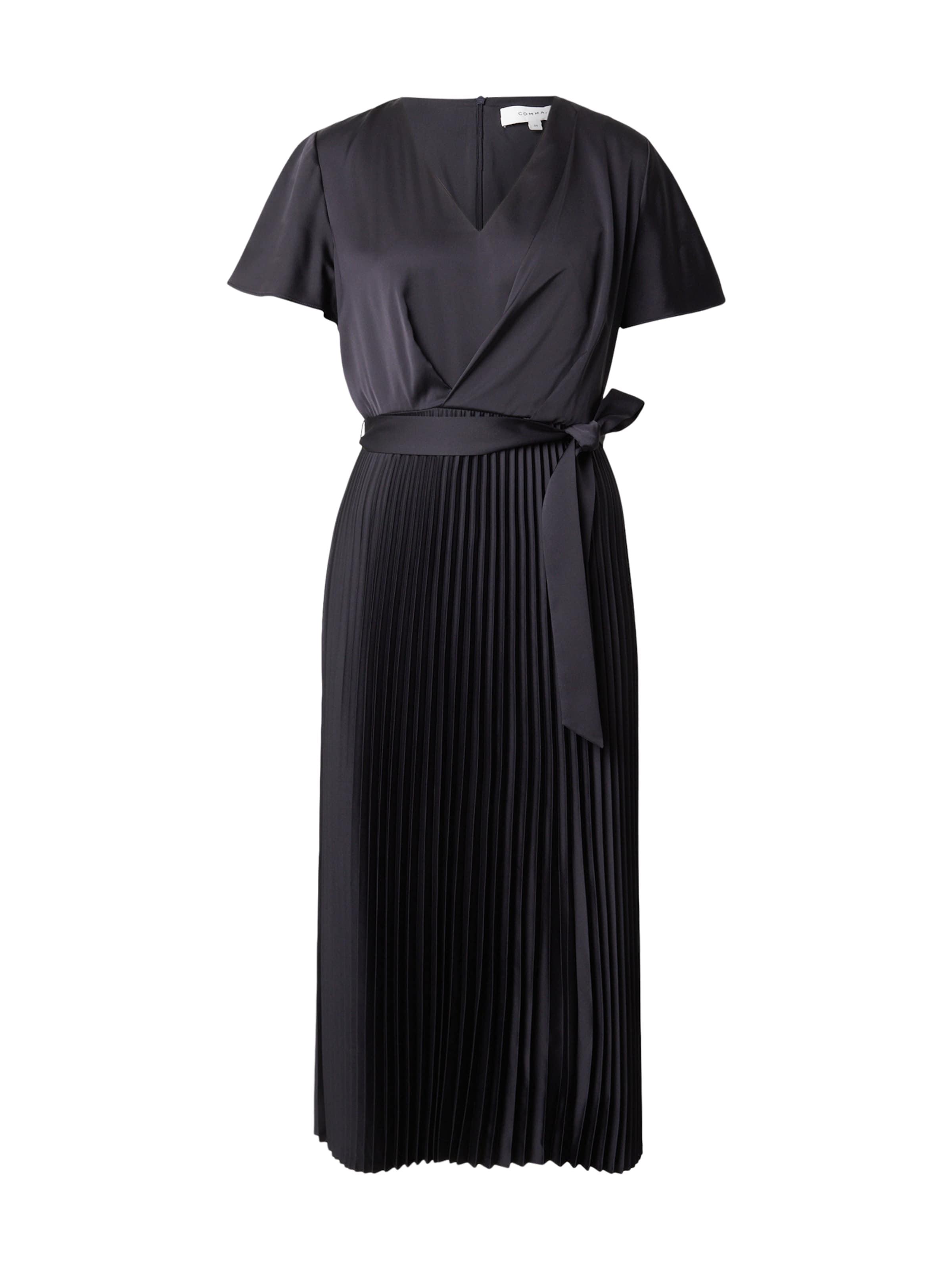 COMMA Jurk in Blauw: voorkant