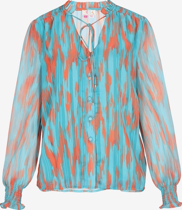 Chemisier IZIA en bleu : devant