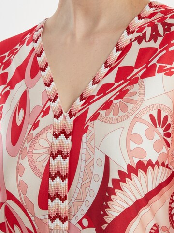 Ana Alcazar Jurk 'Zinea' in Rood
