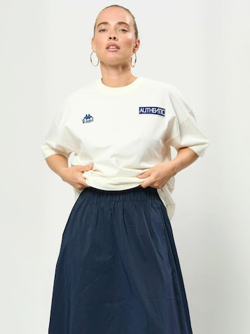KAPPA Bluser & t-shirts ' KUAuthentic Oyster ' i hvid: forside