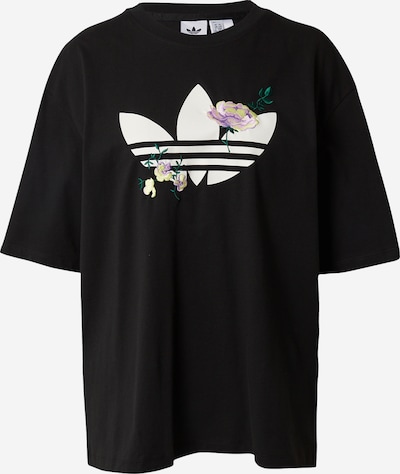 ADIDAS ORIGINALS Υπερμέγεθες μπλουζάκι 'FLOWER' σε μαύρο, Άποψη προϊόντος