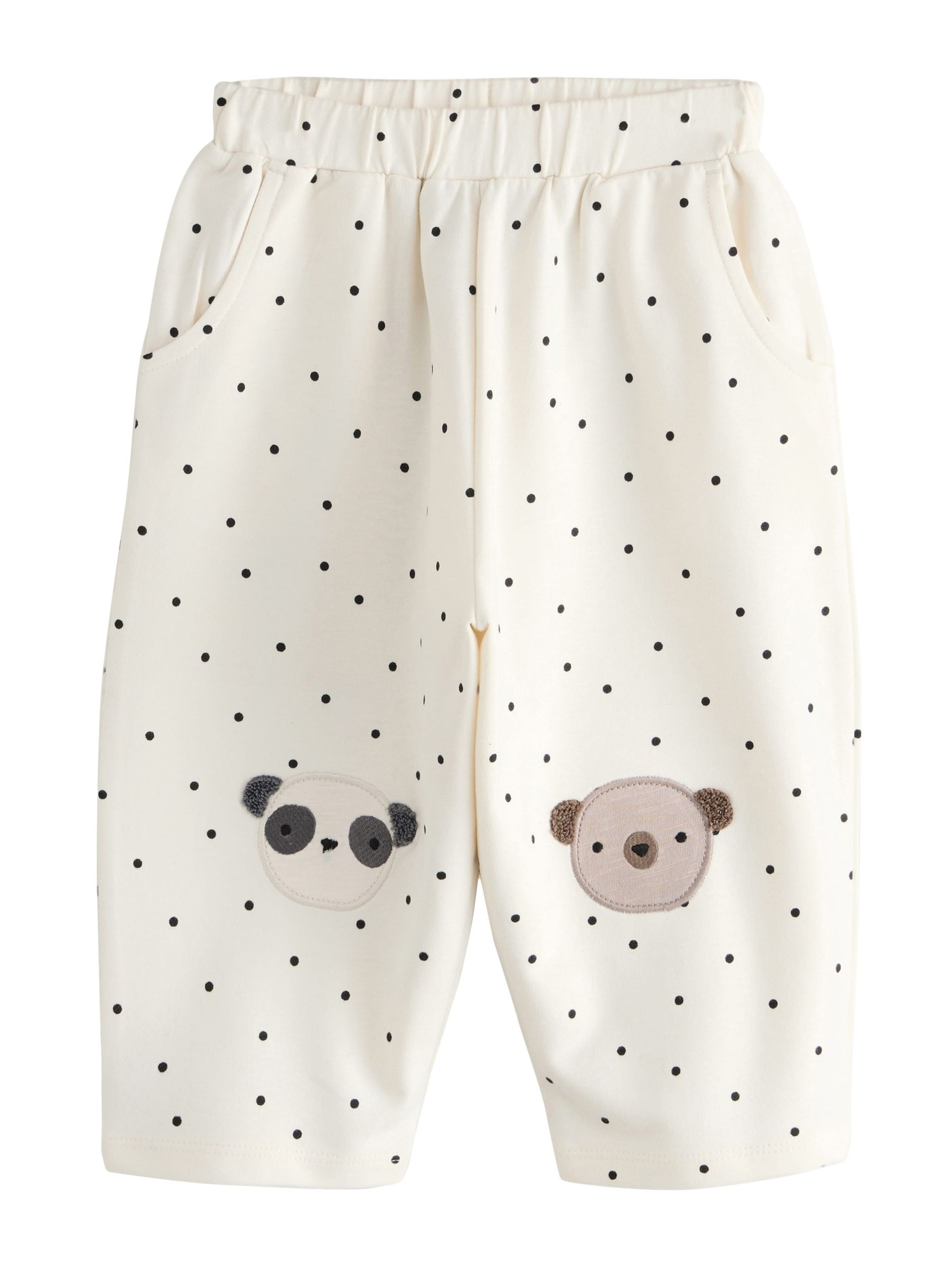 Next Свободный крой Штаны в Белый: спереди