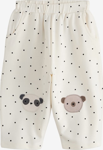 Next Loosefit Housut värissä valkoinen: etupuoli