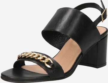 Bianco Strap Sandals 'BIABET' in Black: front