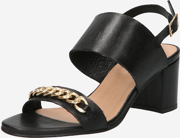 Bianco Strap Sandals 'BIABET' in Black: front