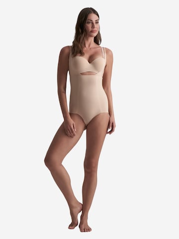 Bye Bra Shapingbody 'Smooth Essentials Bodysuit WYOB' in Beige