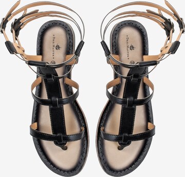 DreiMaster Vintage Strap Sandals in Black