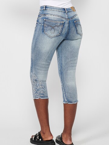 KOROSHI Skinny Jeans in Blauw