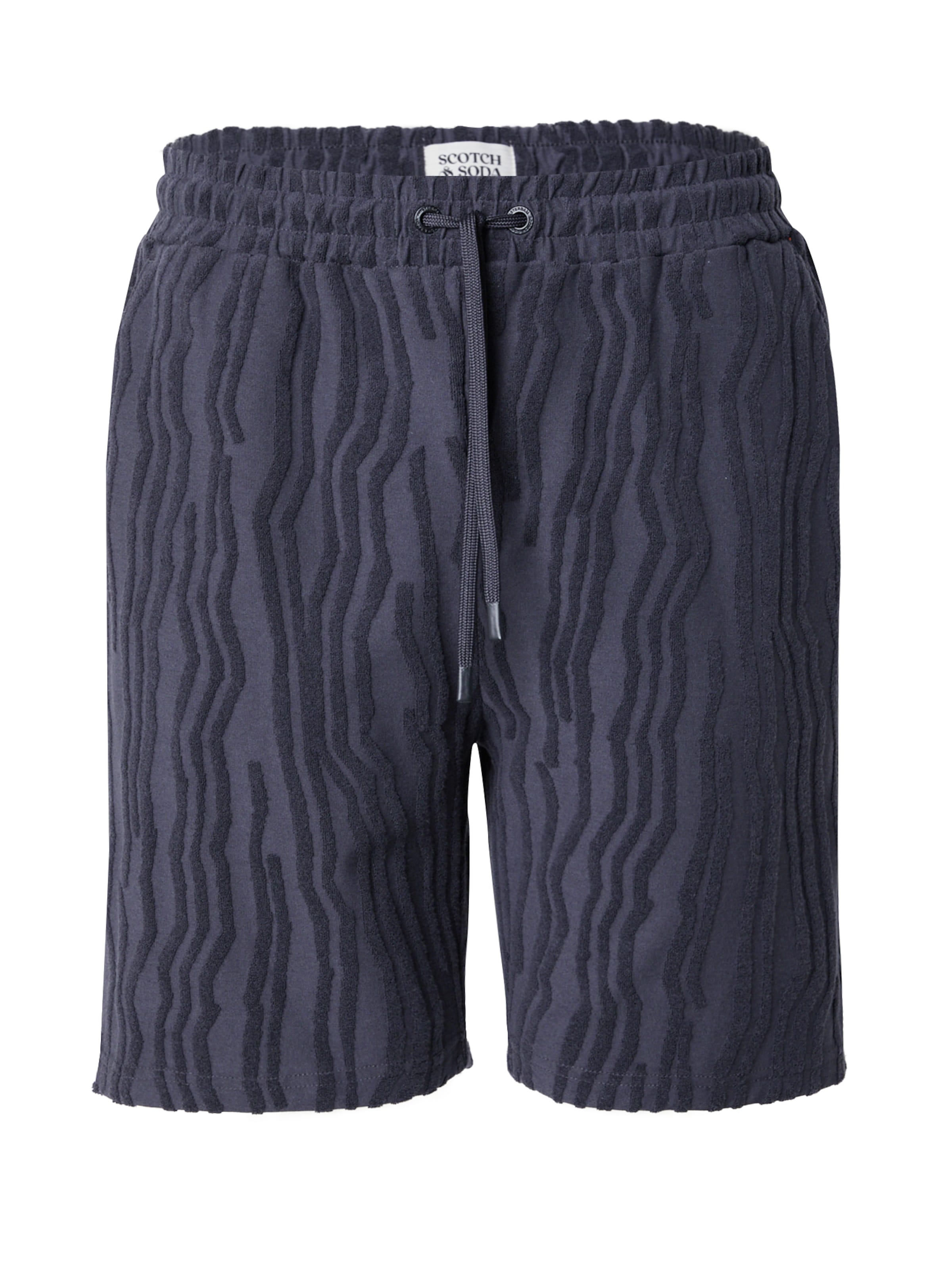 SCOTCH & SODA Szabványos Nadrág - fekete: elől