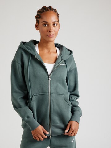 Veste de survêtement 'PHNX FLC' Nike Sportswear en vert : devant