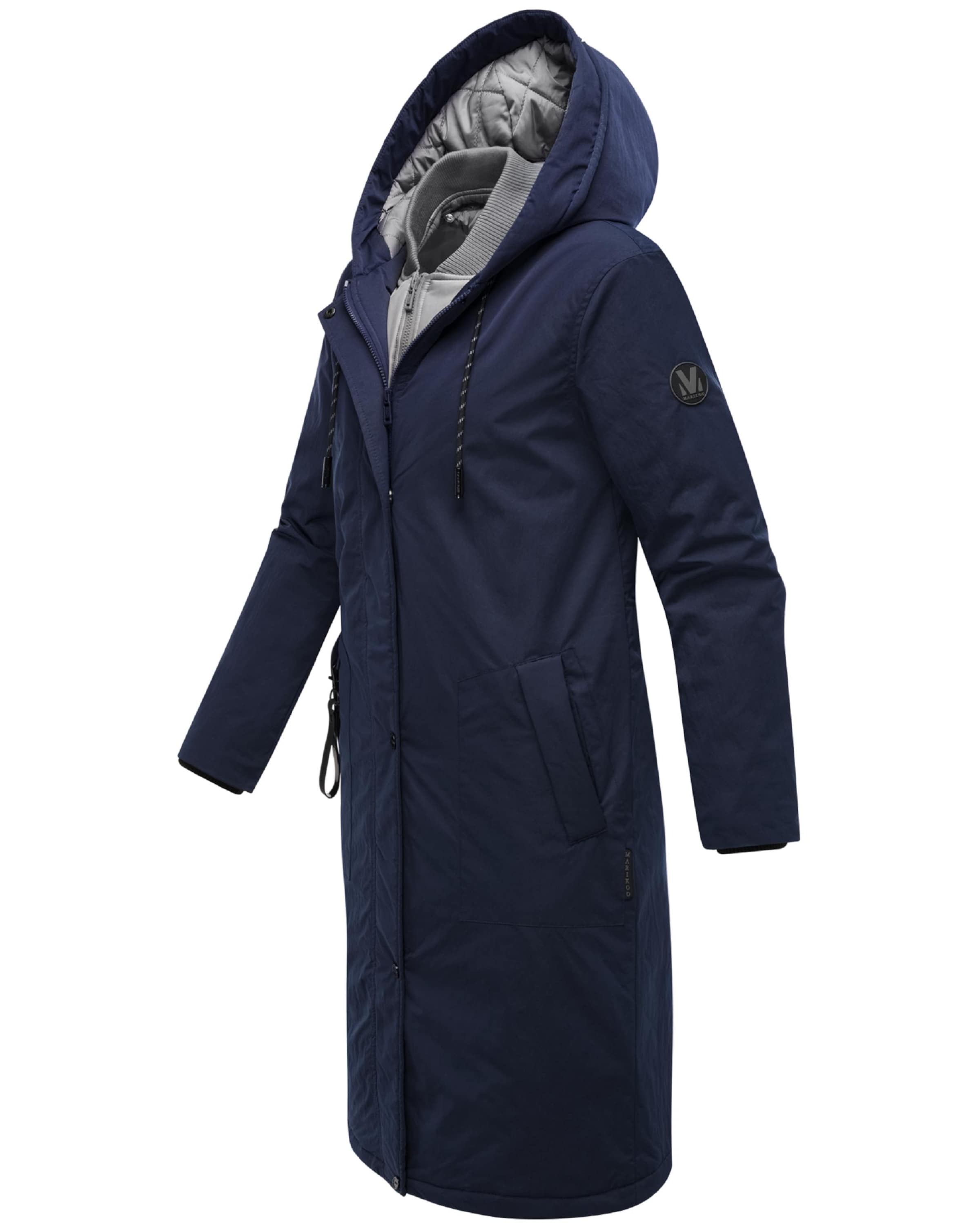 Manteau mi-saison MARIKOO en bleu