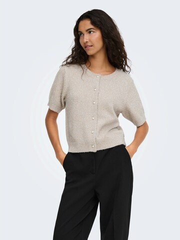 JDY Knit cardigan in Beige: front