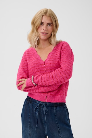 Cardigan 'CUamera Julietta' CULTURE en rose : devant