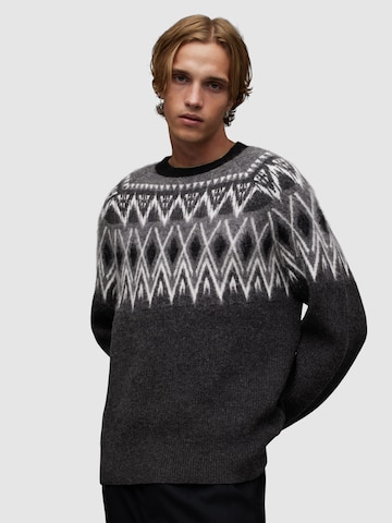 AllSaints - Pullover 'ACES' em cinzento: frente