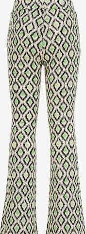 WE Fashion Flared Leggings in Groen