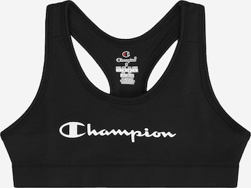 Champion Authentic Athletic Apparel Bralette Bra in Black: front