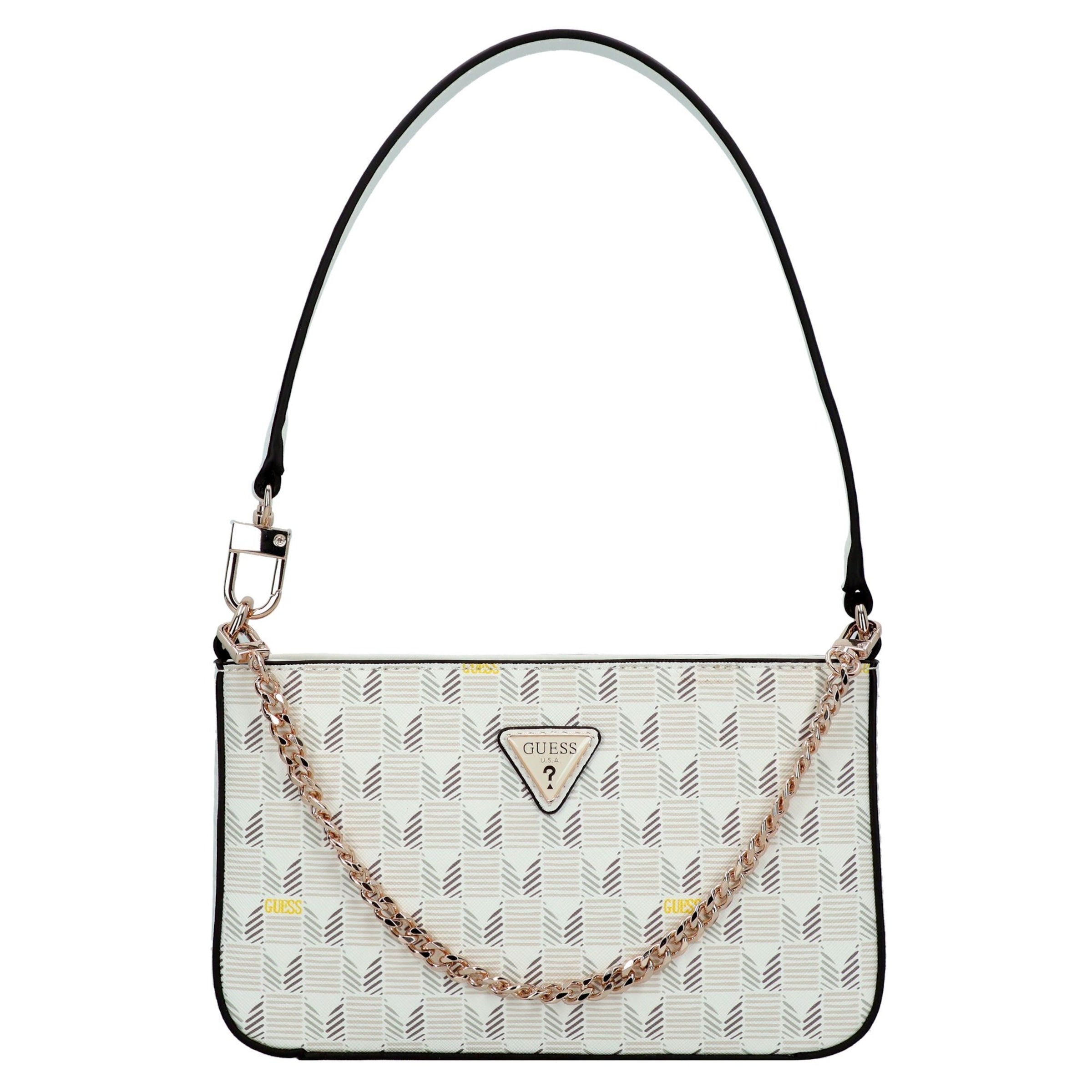 Borsa a spalla 'G Wave II' di GUESS in bianco: frontale
