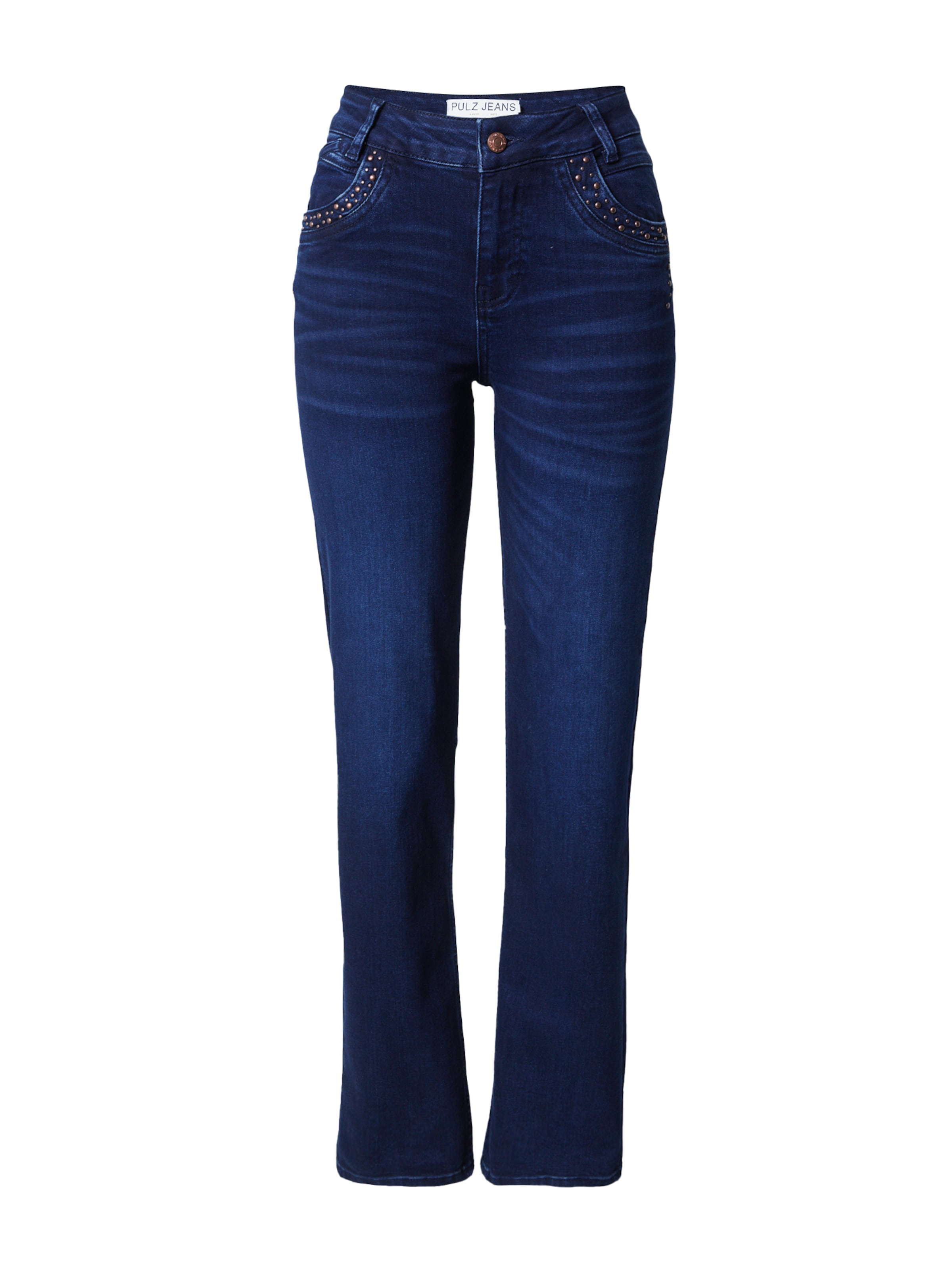 PULZ Jeans Slimfit Τζιν 'CARLA' σε μπλε: μπροστά