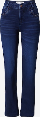 Slimfit Jeans 'CARLA' di PULZ Jeans in blu: frontale