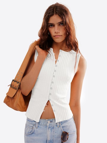Imily Bela Kötött mellény - fehér: elől