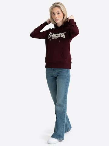 LONSDALE Свитшот 'Flookburgh' в Красный