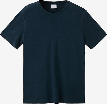 MANGO MAN T-Shirt 'Liman' in Blau: Vorderseite