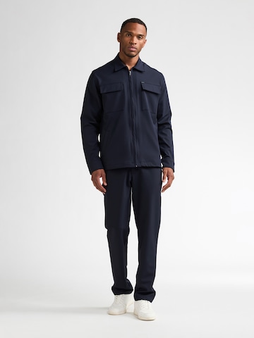 Coupe regular Chemise Petrol Industries en bleu